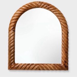 Studio McGee Textured Wood Mirror